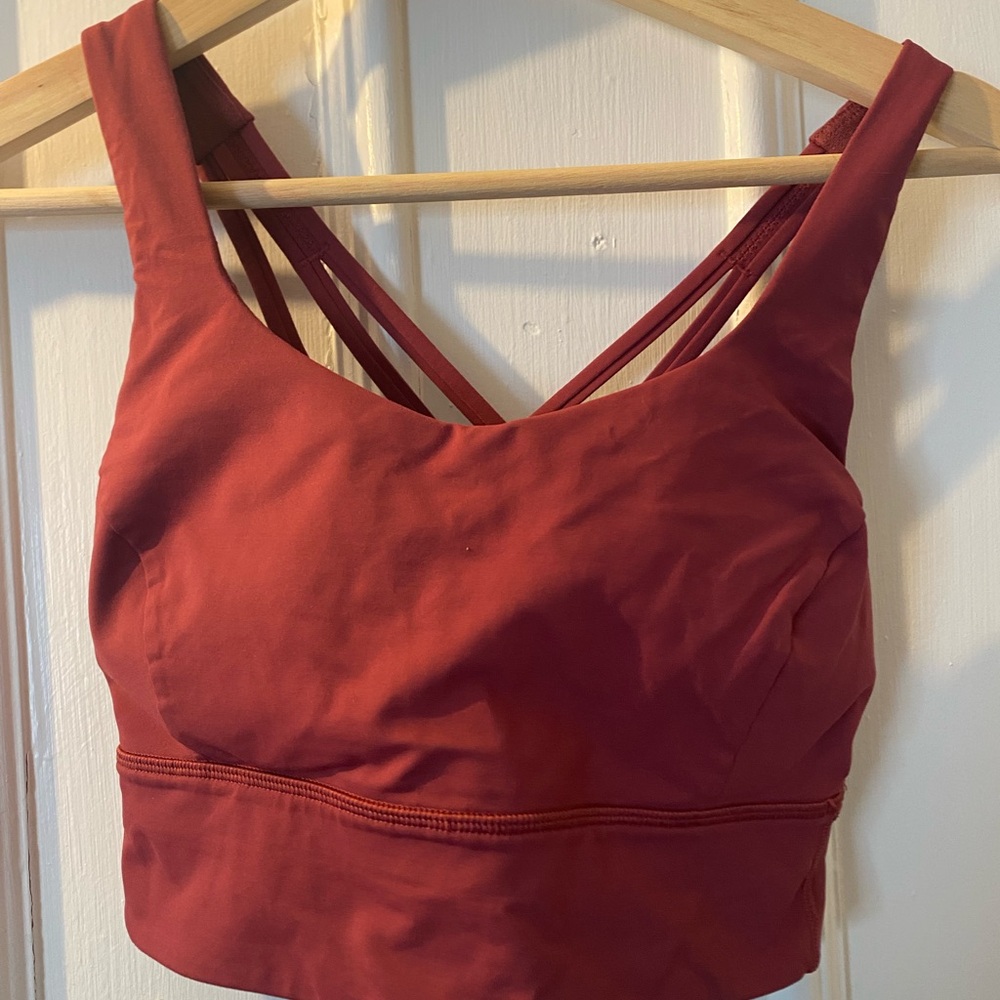 Lululemon Burgundy Energy Bra